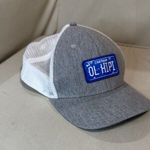 Old Hippie OLHIPI LICENSE PLATE SNAP Gray and White Trucker Hat